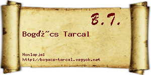 Bogács Tarcal névjegykártya